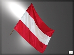 RAKÚSKO - štátna zástava RAKÚSKO