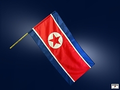 NORTH KOREA - national flag